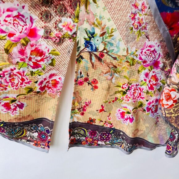 Johnny Was Reversible Ryder coat, Multi Color, Size M O32 - Picture 10 of 12